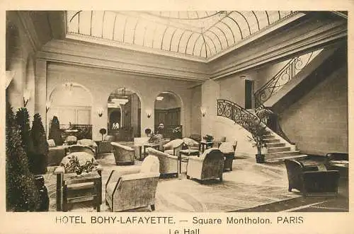 France Paris Hotel Bohy Lafayette square Montholon