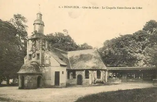 France Calvados Honfleur Cote de Grace la chapelle Notre Dame de Grace