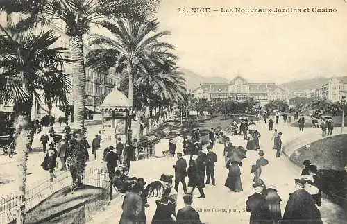 France Nice les nouveaux jardins et casino