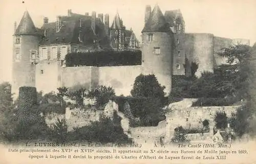 France Luynes chateau Indre-et-Loire