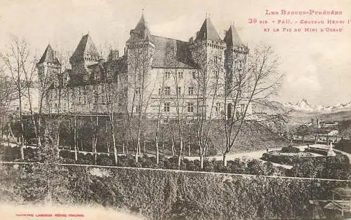 France Bas Pyrenees Pau castle chateau