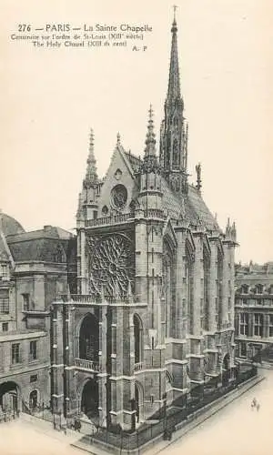 France Paris la Sainte Chapelle