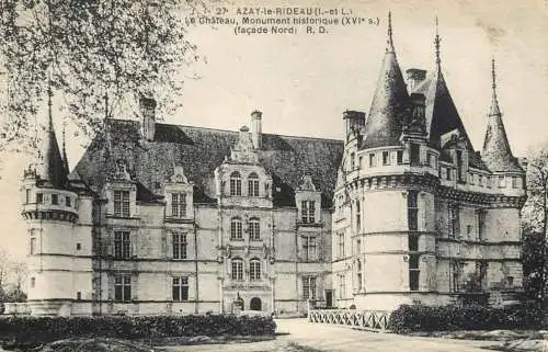 France Indre et Loire Azay le Rideau le chateau