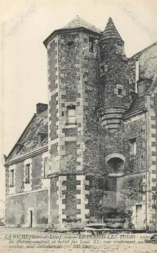 France Indre et Loire La Riche castle tower