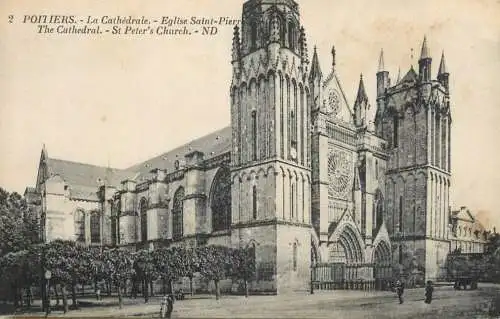 France Vienne Poitiers cathedral