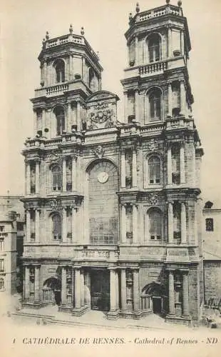 France  Ille-et-Vilaine Rennes cathedral