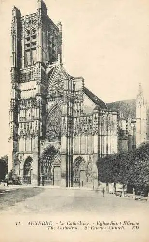 France Yonne Auxerre cathedrale St. Etienne