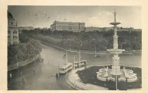 Spain Madrid Villanueva fountain
