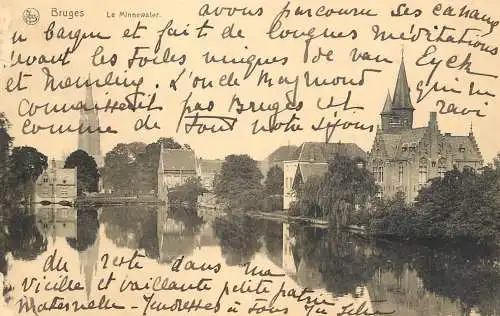 Belgium Brugge le Minnewater