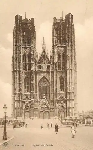 Belgium Bruxelles eglise Ste. Gudule