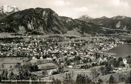 Germany Rottach Egern mit Hirschberg und Fockenstein