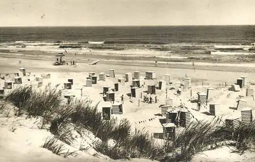 Germany Nordseebad Juist Dunen und Badenstrand 1961