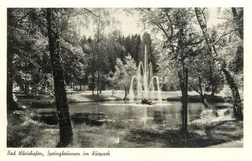 Germany Bad Wörishofen springbrunnen in Kurpark
