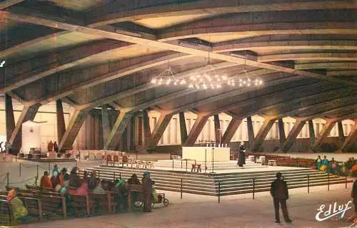 France Hautes Pyrénées Lourdes la basilique Souterraine St. pie