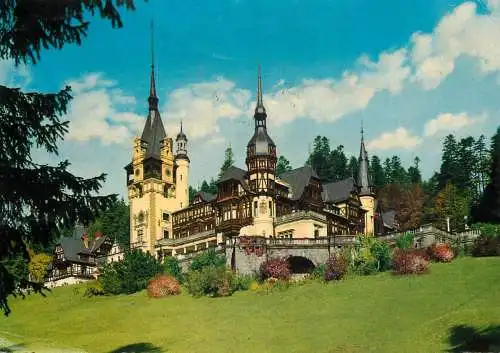 Romania Sinaia castel Peles 1969