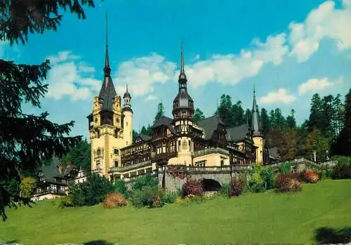 Romania Sinaia catel Peles 1966