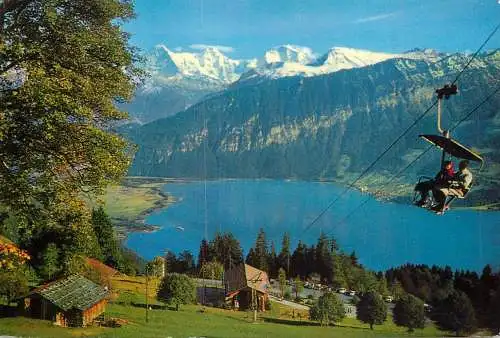 Switzerland Sesselbahn Beatenberg Niederhorn Eiger Monch Jungfrau