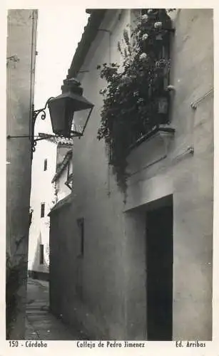 Spain Córdoba Calleja de Pedro Jimenez