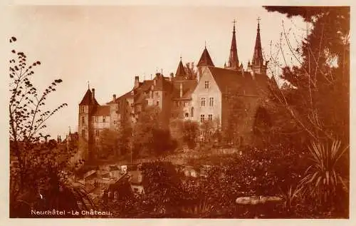 Switzerland Neuchatel le chateau
