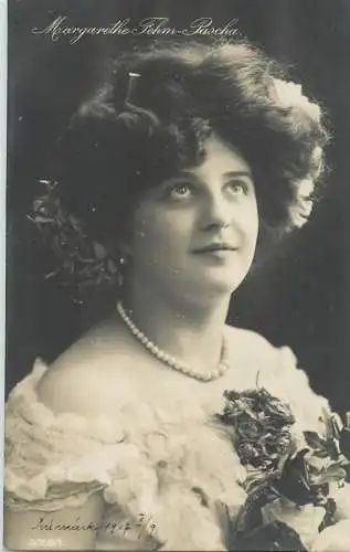 Theatre actress Margarethe Fehm Pascha 1907