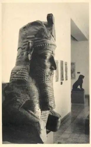 Fine arts postcard sculpture Egypt sphinx
