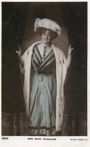 English actress and singer of the Victorian and Edwardian eras Marie Studholme