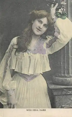 English actress miss Zena Dare