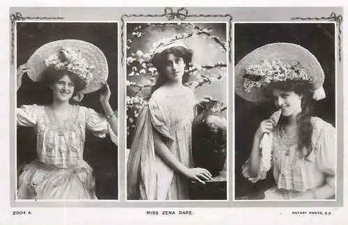 English actress miss Zena Dare