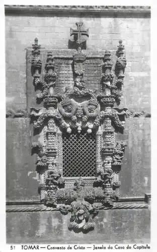 Portugal Tomar convento de Cristo Jonela da Casa do Capitulo