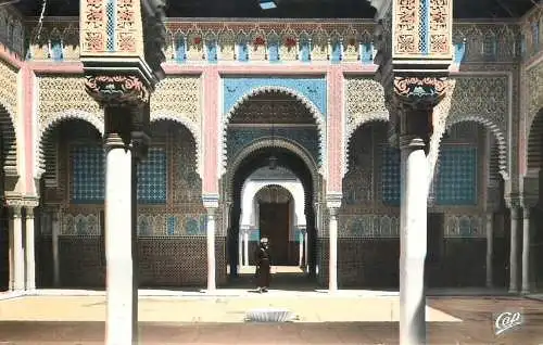 Morocco Casablanca cour interieure du Tribunal du Pacha