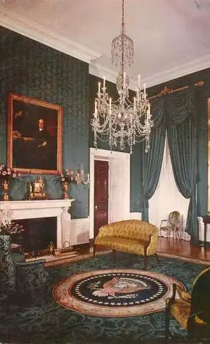 United States Washington DC White House Green room 1964