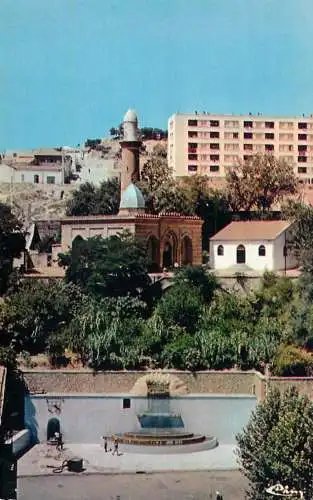 Algeria Tiaret fontaine d'Ain-el-Karma et mosque