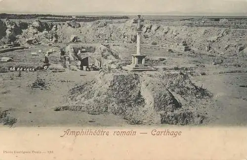 Tunisia Carthage amphiteatre romain and monument