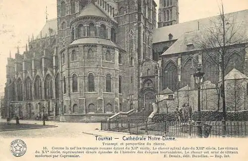 Belgium Tournai cathedrale Notre Dame transept