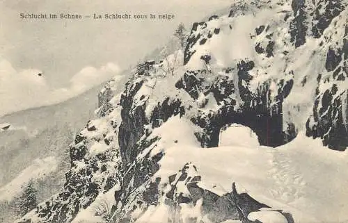 France Col de la Schlucht mountain scene and tunnel