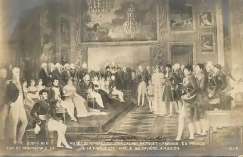 Mariage du prince de la princesse Amelie de Baviere a Munich - Guillaume Menaget 1904