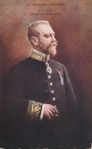 M. A. Max burgmeister de Bruxelles Belgique heroique