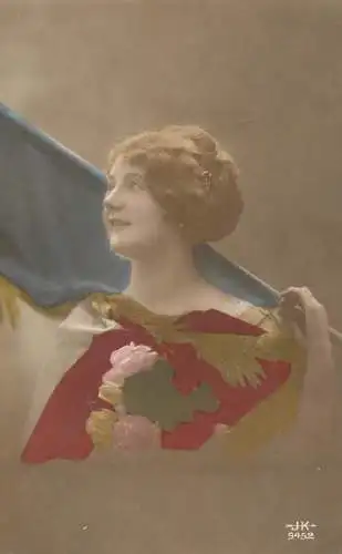 Femme patriotique France