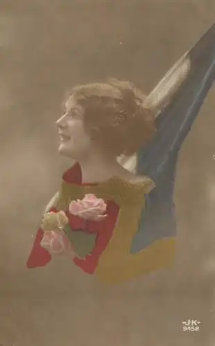 France femme patriotique
