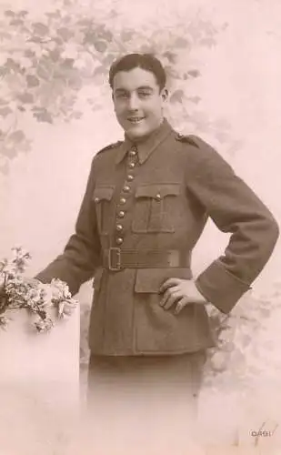 Military souvenir greetings postcard