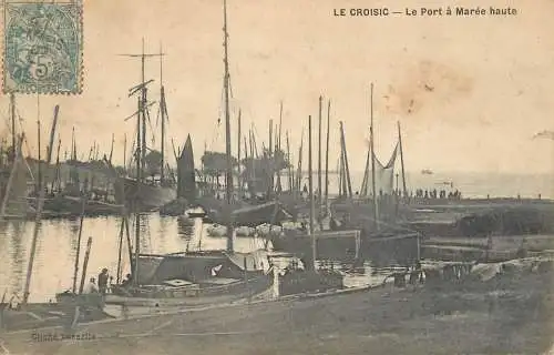 Le Croisic le port bateaux
