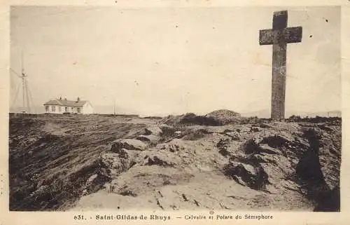 SAINT-GILDAS-de-RHUYS calvaire Pointe du Semaphore