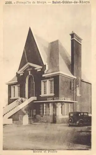 SAINT-GILDAS-de-RHUYS Mairie et Postes