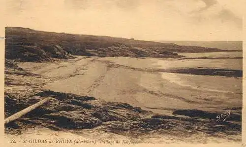 SAINT-GILDAS-de-RHUYS Plage de Kerfagot
