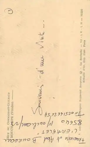 MOUCHAMPS - Rue du Commandant Guilbaud.