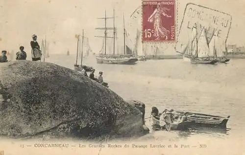 Concarneau le Quai du Passage Lauriec