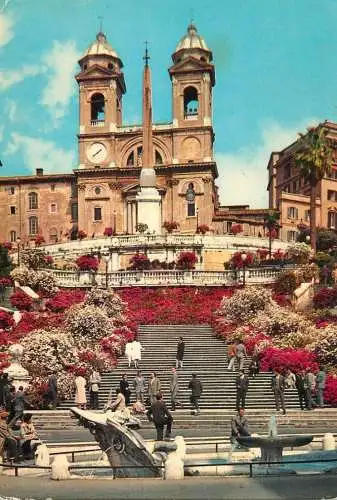Italy Roma Piazza di Spagna Trinita dei Monti