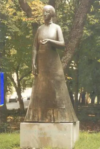 Romania Oradea Zsuzsanna Lorántffy statue of Istvan Gergely