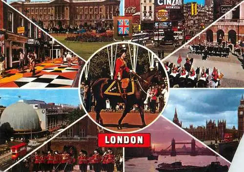 England London souvenir multi view