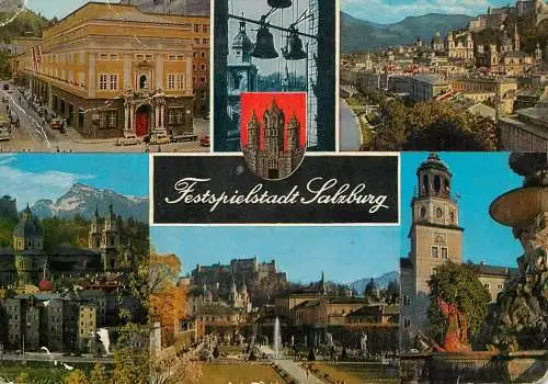 Austria Salzburg Festspielstadt multi view